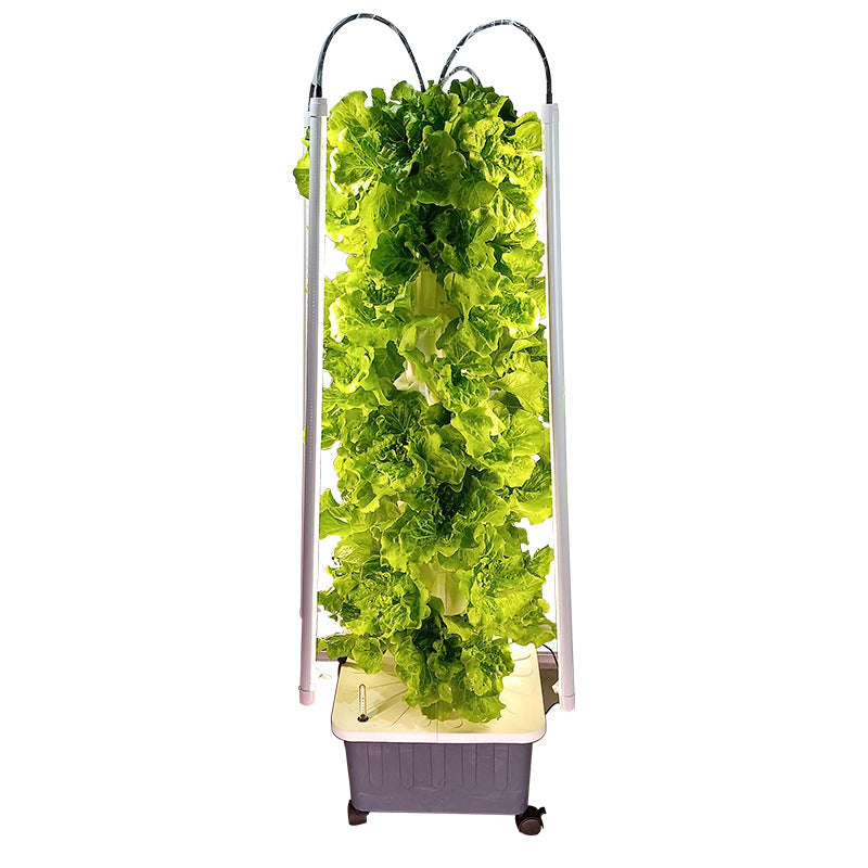 Aeroponic Tower with LED lights