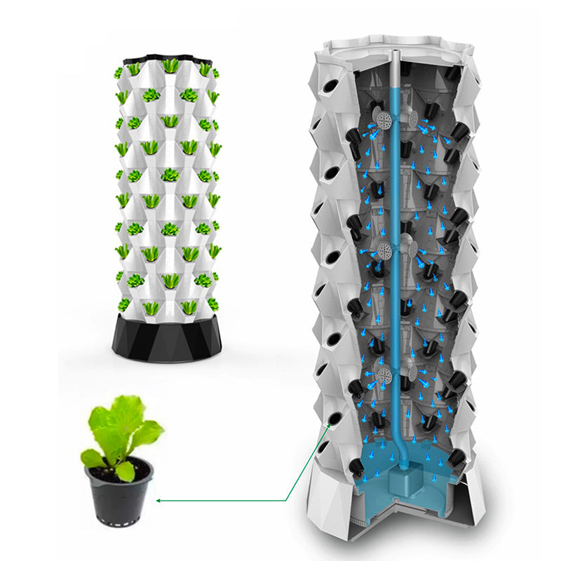 Aeroponic Pineapple Tower Growing System